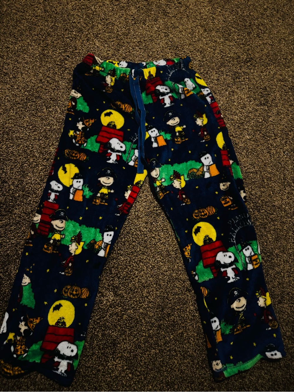 Peanuts Snoopy Navy Halloween Pajama Pants